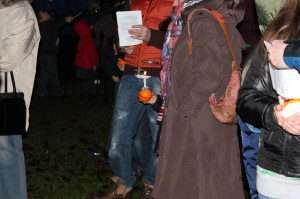 Christingles at Ballyrobert Christmas lights switching on ceremony 2013