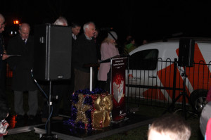Traditional Christmas message and prayers at Ballyrobert  Christmas lights switch on ceremony 2013
