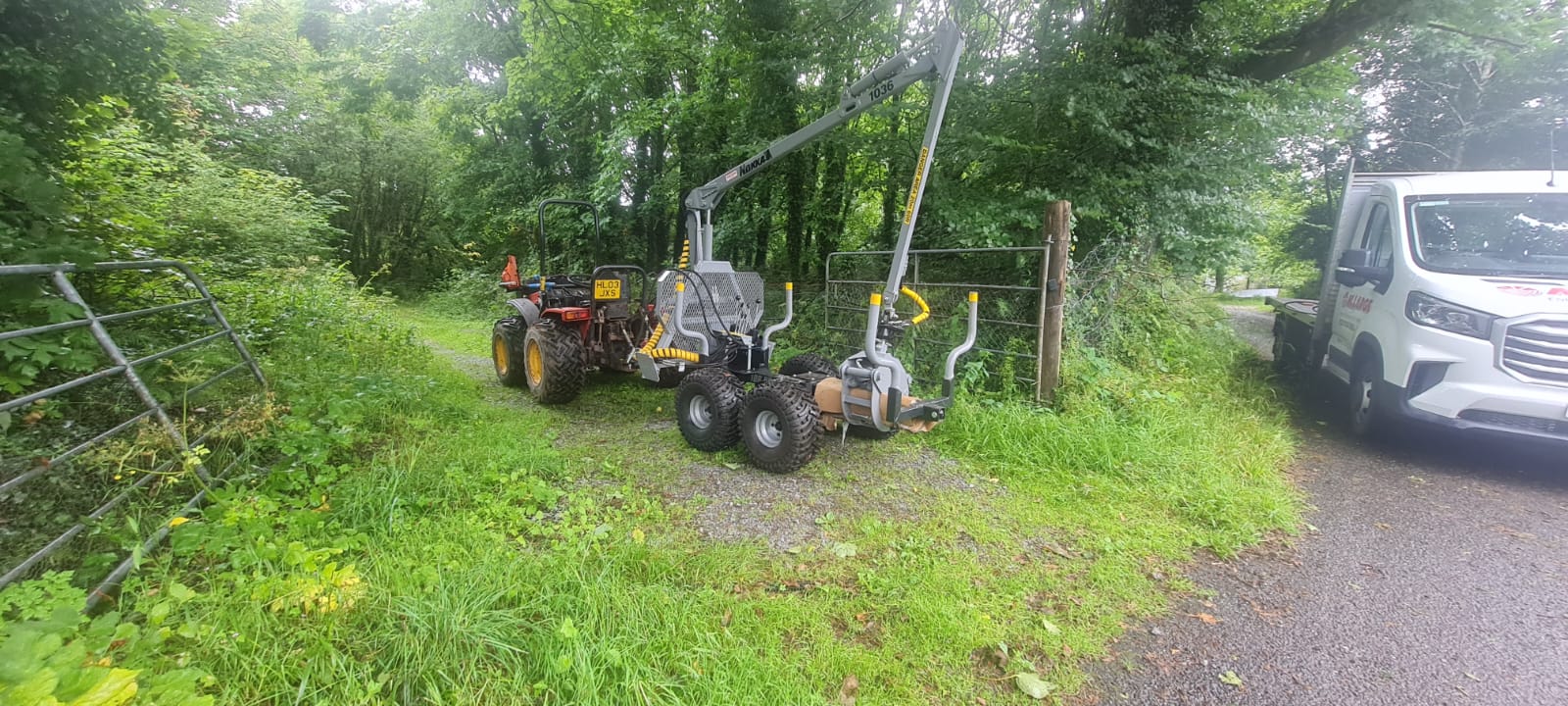 Check it out! This Nokka trailer/crane has officially landed, settled right into its new workspace                                         